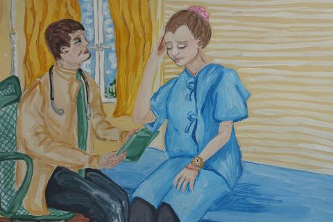 Рисунок Дарины Ивахненко, г. Тайшет